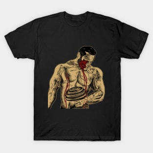 Gym Fitness Muscles Zombie Strength Power T-Shirt